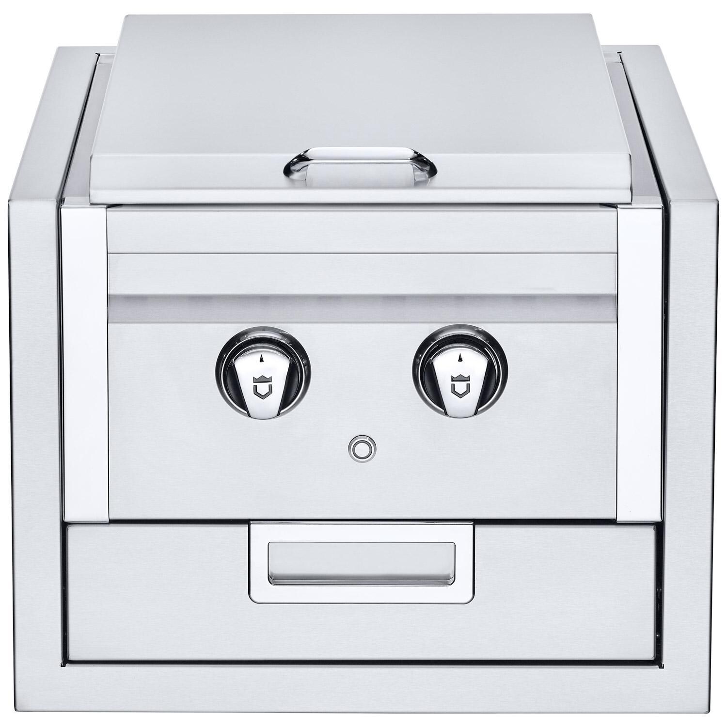 Crown Verity IBISBNG Infinite Series Built-In Natural Gas Double Side Burner - White Background thumbnail