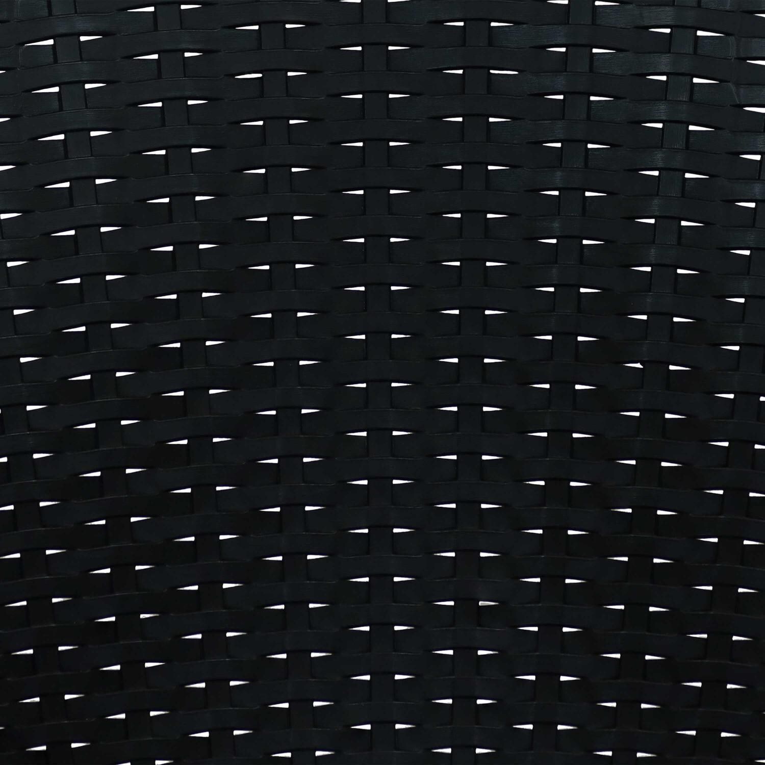 Ultimate Patio All-Weather 5-Piece Dining Set - Black - Pattern Detail thumbnail