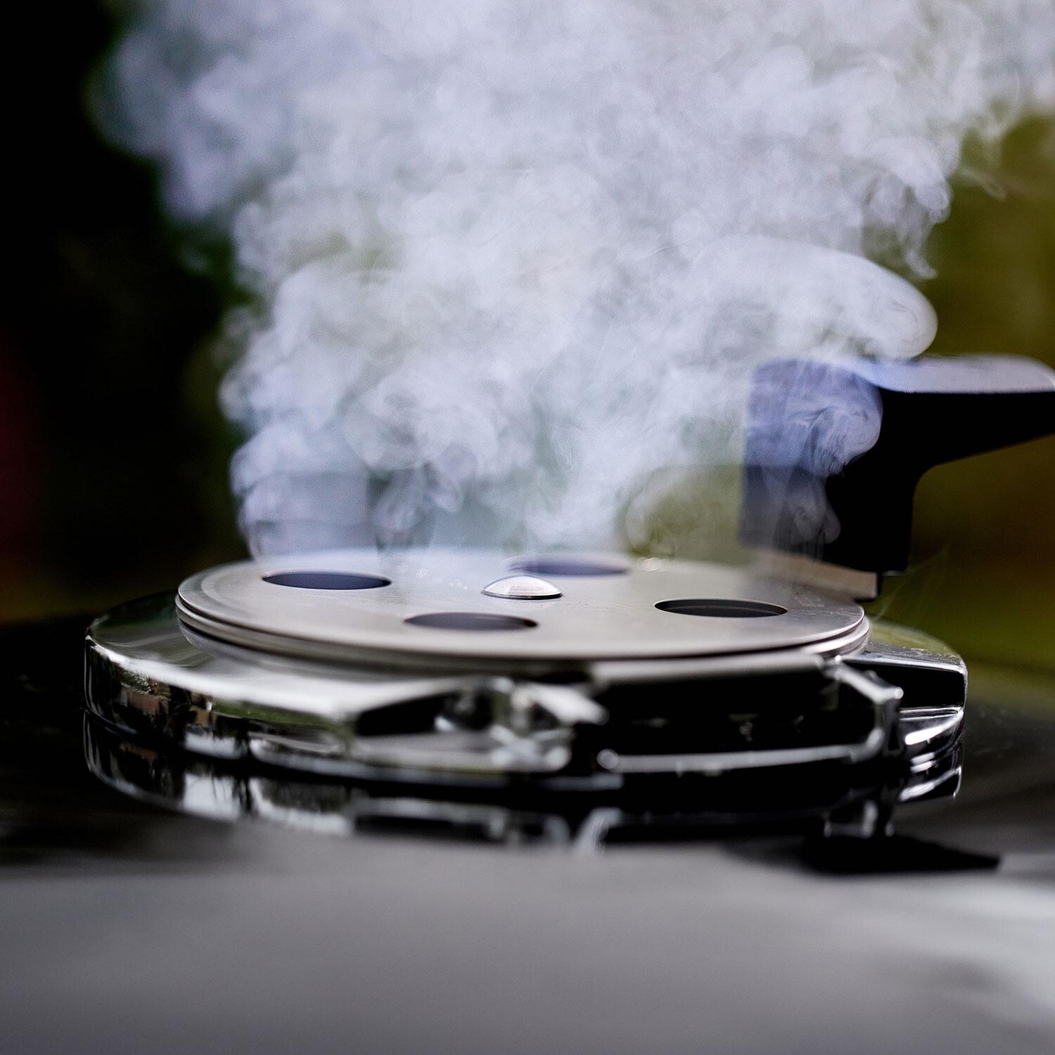 Weber 18501101 Summit 24-Inch Kamado S6 Charcoal Grill Center - Damper - Smoke - Detail thumbnail