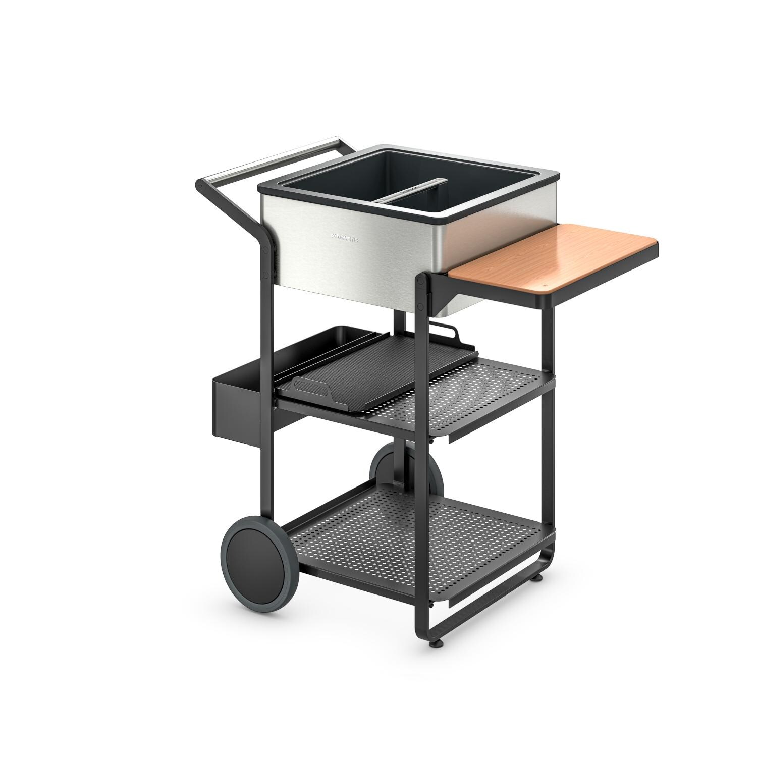 Dometic MoBar 50S Outdoor Mobile Bar w/ Insulated Presentation Bin - Included Accessories Attached (Extension Table Sold Separately) thumbnail