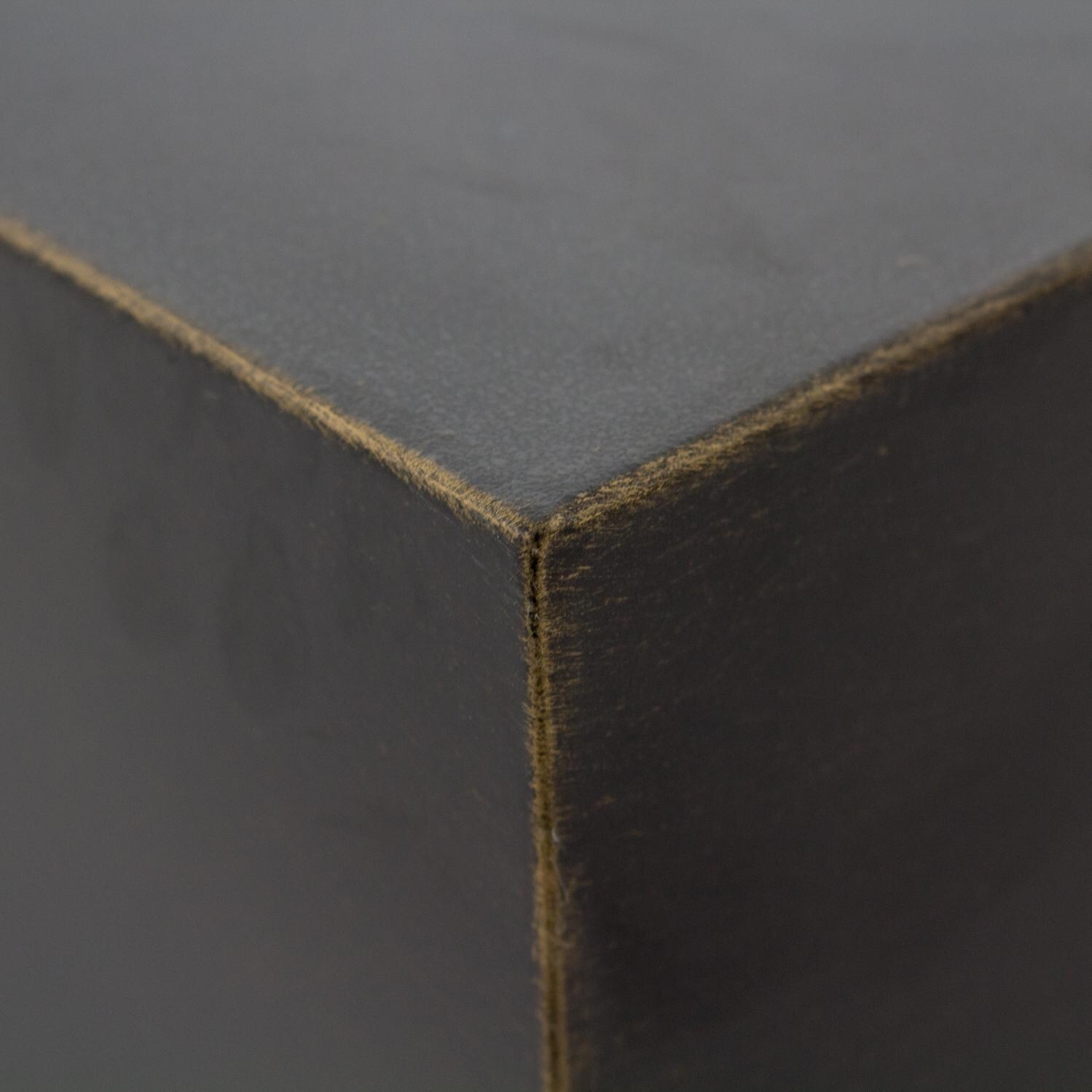 BBQGuys Signature Series 42-Inch Oil Rubbed Bronze Square Fire Pit - Natural Gas - Finish Detail thumbnail