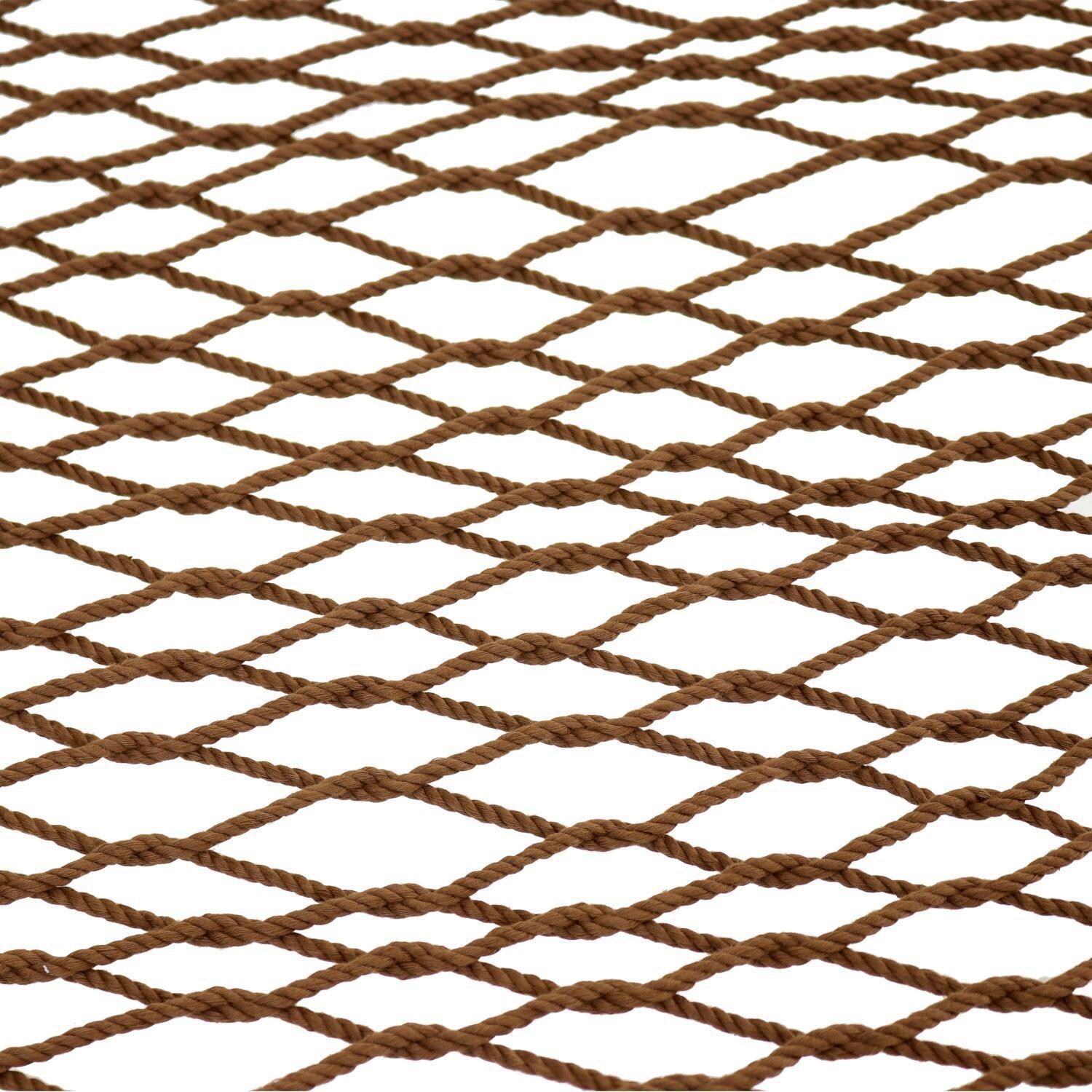 Ultimate Patio Classic Double Rope Hammock w/ Pillow - Brown - Rope thumbnail