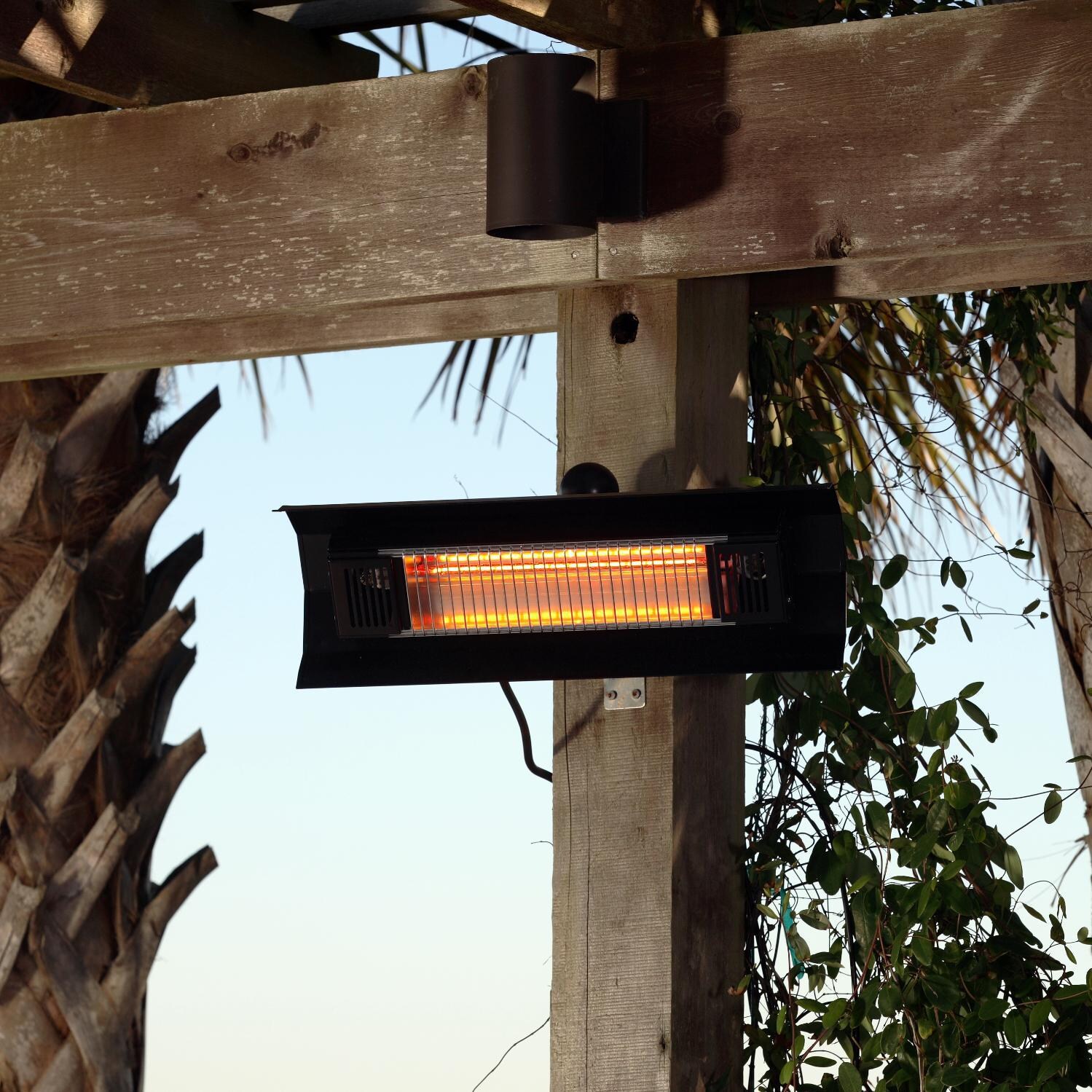 Ultimate Patio 22-Inch 1500 Watt Wall-Mount Electric Patio Heater - On the Patio thumbnail