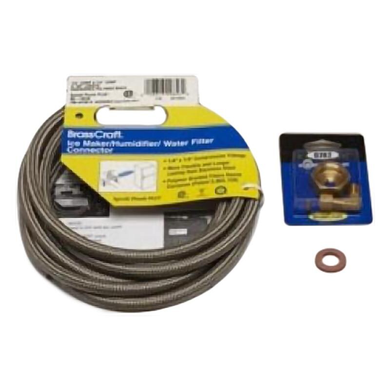 U-Line Braided Water Supply Line Kit - WATERHOOKUP thumbnail