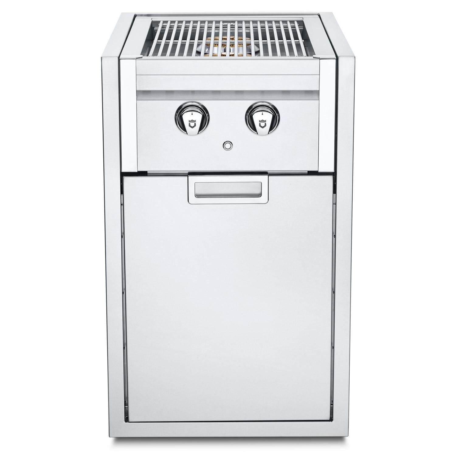 Crown Verity Infinite Series IBISC-SBLP-PH 21-Inch Enclosed Cabinet Storage W/ Propane Gas Double Side Burner And Propane Tank Holder thumbnail