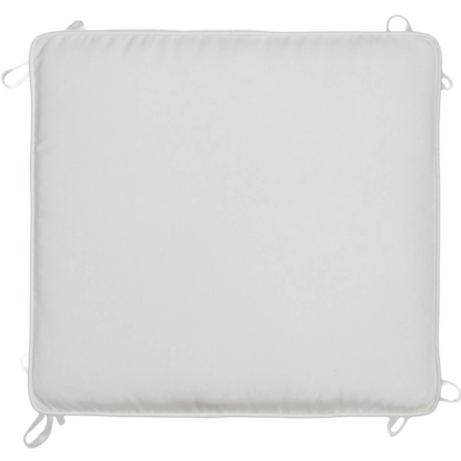 Medium Replacement Ottoman Cushion With Piping - Top View thumbnail