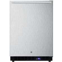 Summit 24-Inch 3.72 Cu. Ft. Outdoor Rated Compact Freezer - Stainless Steel - SPFF51OSCSSHH