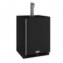 Marvel 24-Inch 5.7 Cu. Ft. Right Hinge Built-in Single Tap Wine Dispenser - Black - ML24BNS2RB