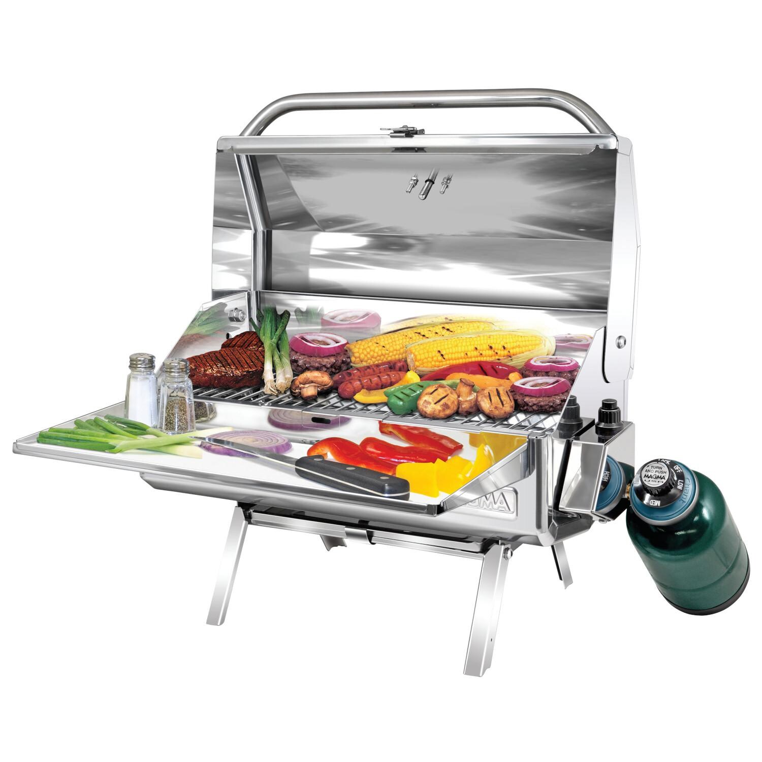 Magma Grills C10-603T Baja Gas Grill - In Use With Serving Tray (Sold Separately) thumbnail