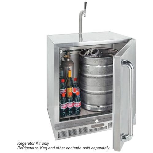 Alfresco Beer Dispensing Kegerator Kit - Installed thumbnail