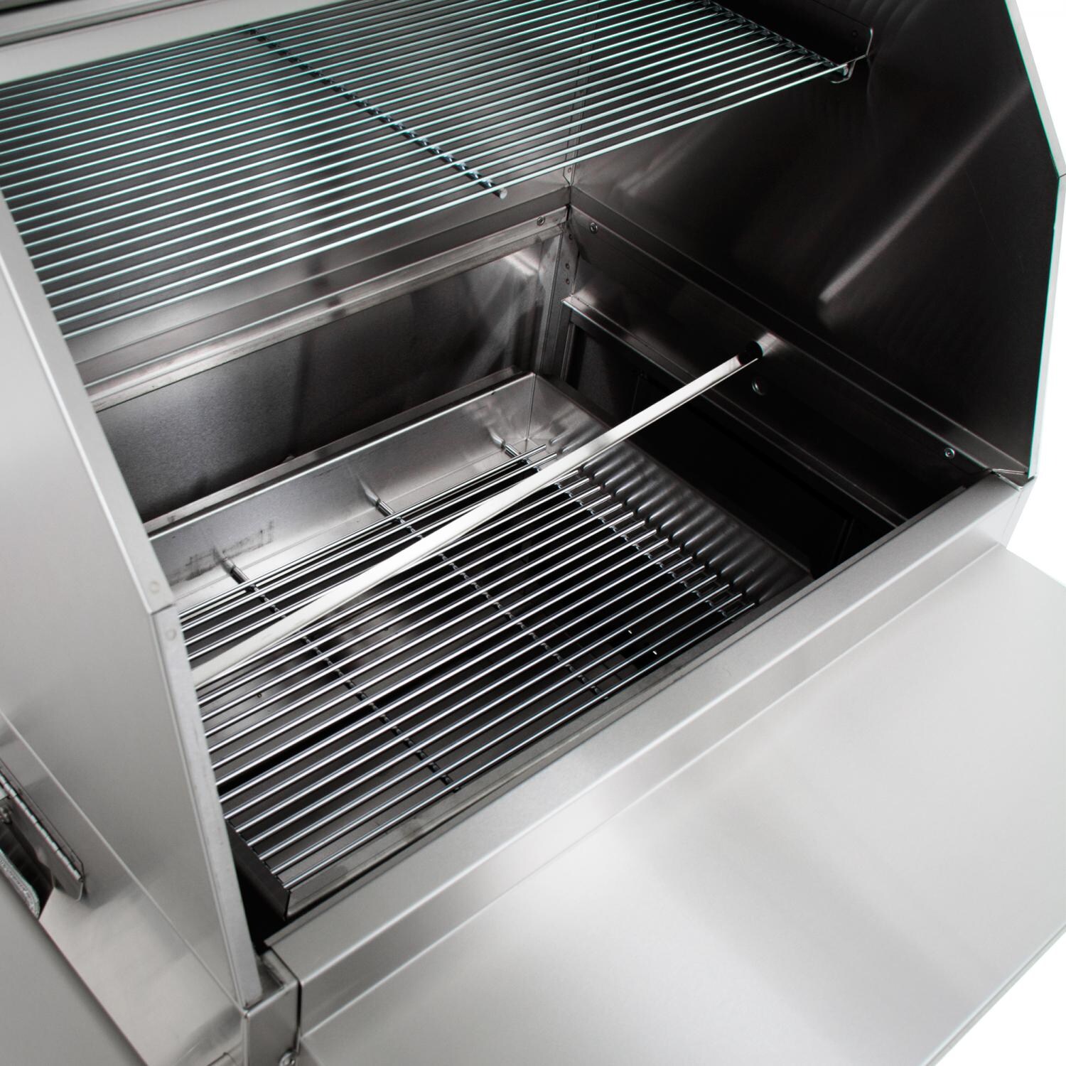 Hasty-Bake Gourmet Stainless Steel Charcoal Grill - Two Level Cooking Surface thumbnail