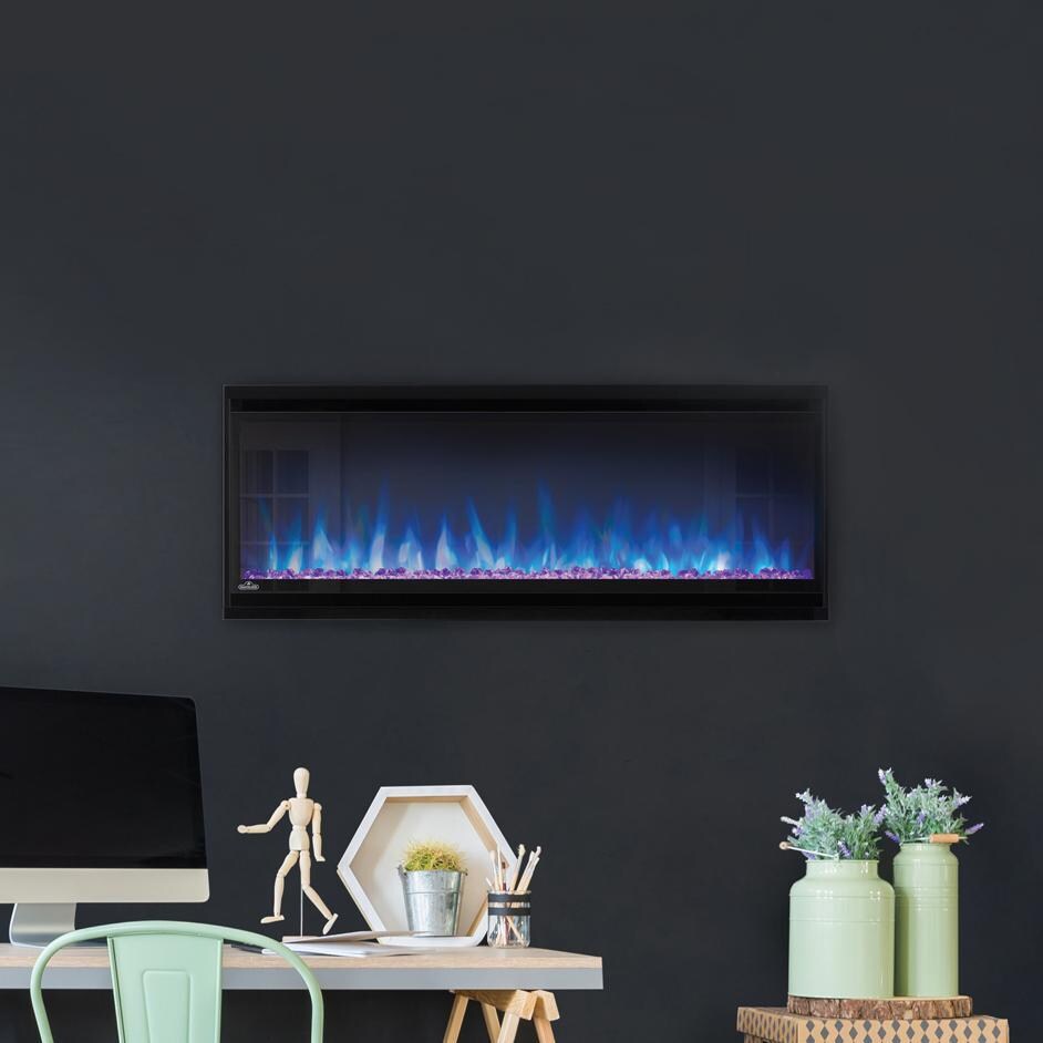 Napoleon Alluravision Slimline 42-Inch Wall Mount Electric Fireplace - NEFL42CHS
