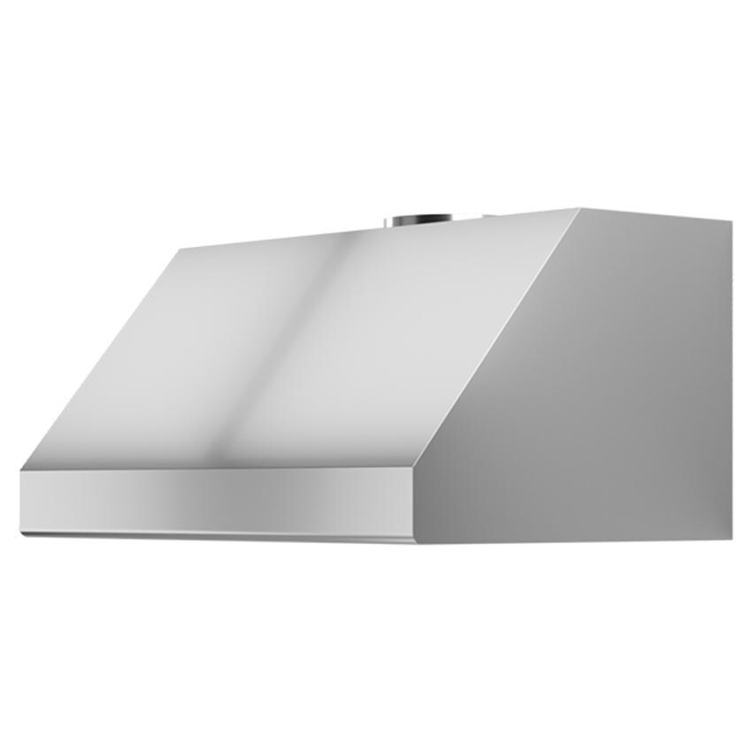 Vent-A-Hood NPH18-236 SS 36-Inch 600 CFM Nouveau Pro Wall Mount Range Hood - Stainless Steel - Right Side Angled View thumbnail