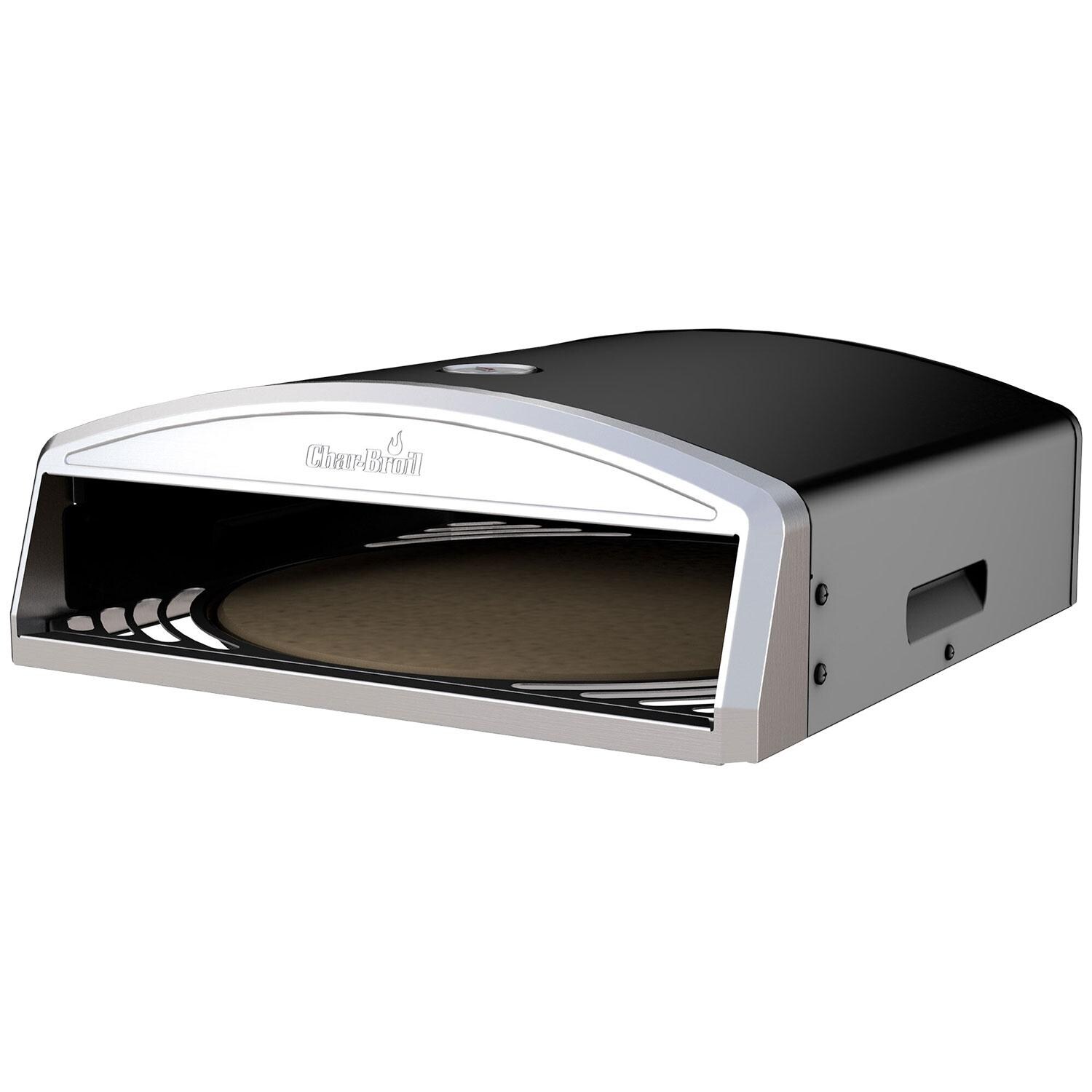 Charbroil 2415977 Universal Pizza Oven Grill Accessory - Left Angle - White Background thumbnail