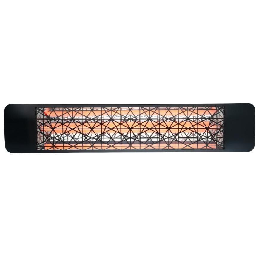 Eurofase Astra Series 39 Inch 2500 Watt Single Element Marine Grade 480V Electric Patio Heater in Black - EF25480B4