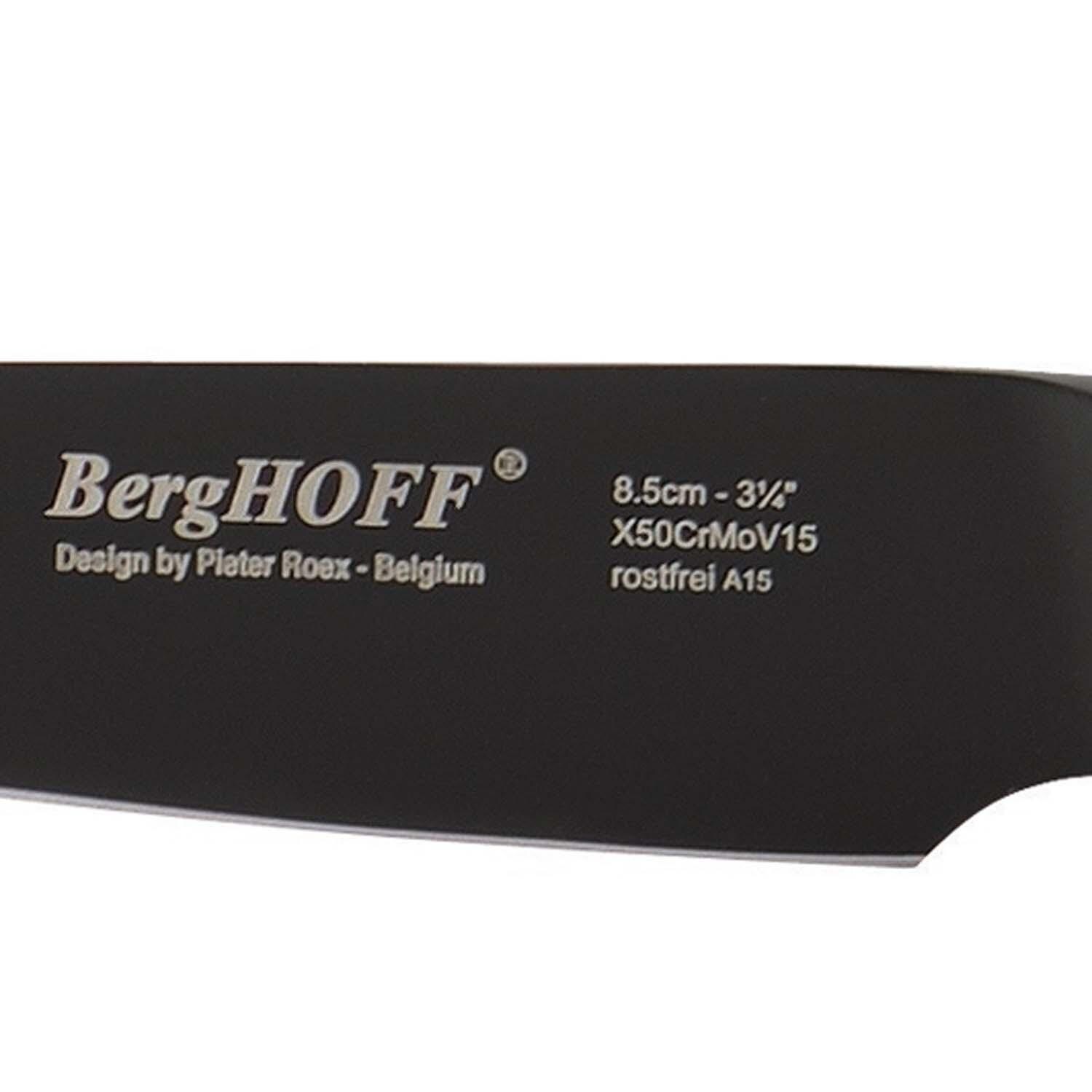 BergHOFF Ron 2 Pc Vegetable & Paring Knife Set - Black - Blade - Detail thumbnail