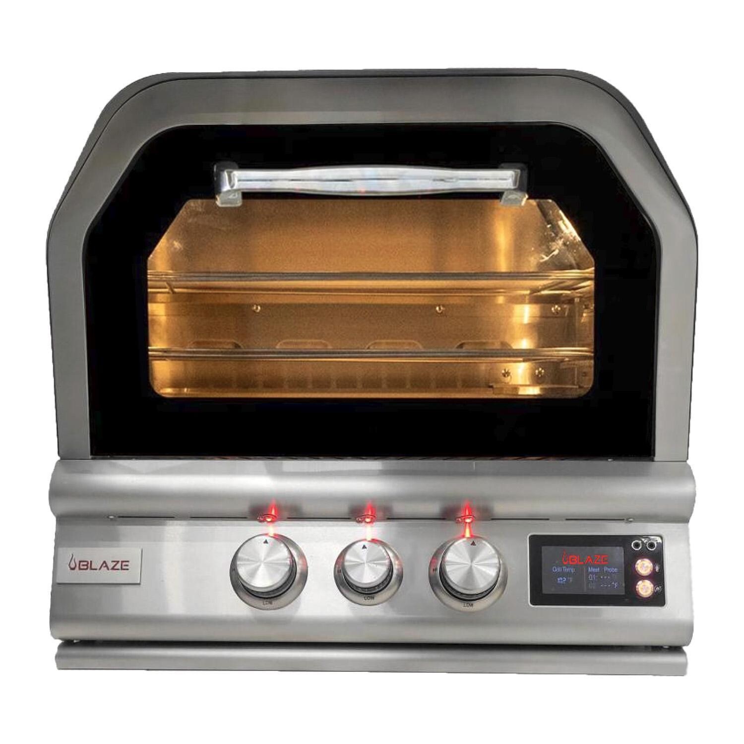 Blaze BLZ-26-PZOVN-LP 26-Inch Built-In Propane Outdoor Oven W/ Rotisserie - White Background thumbnail