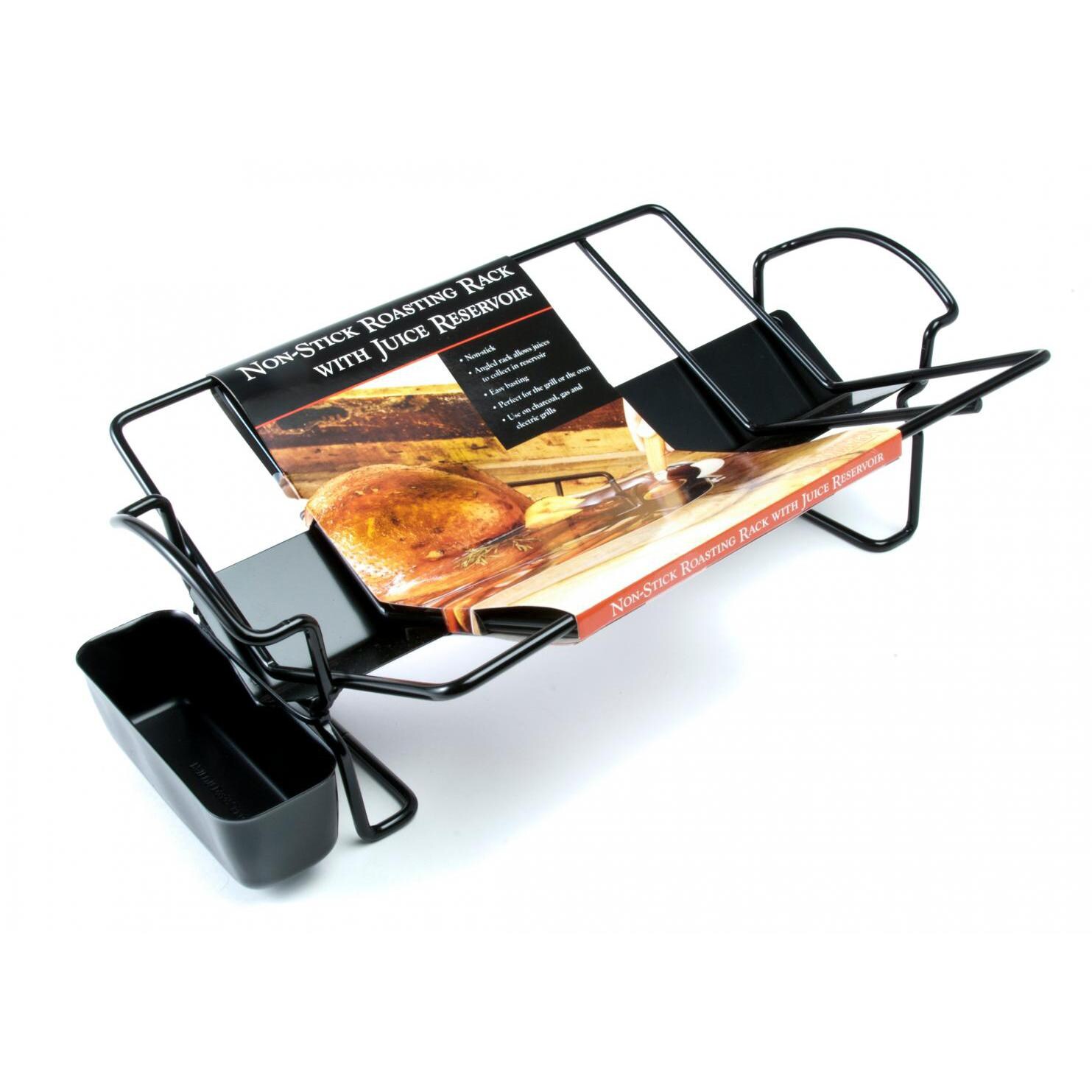Non-Stick Roasting Rack With Juice Reservoir Packaging thumbnail