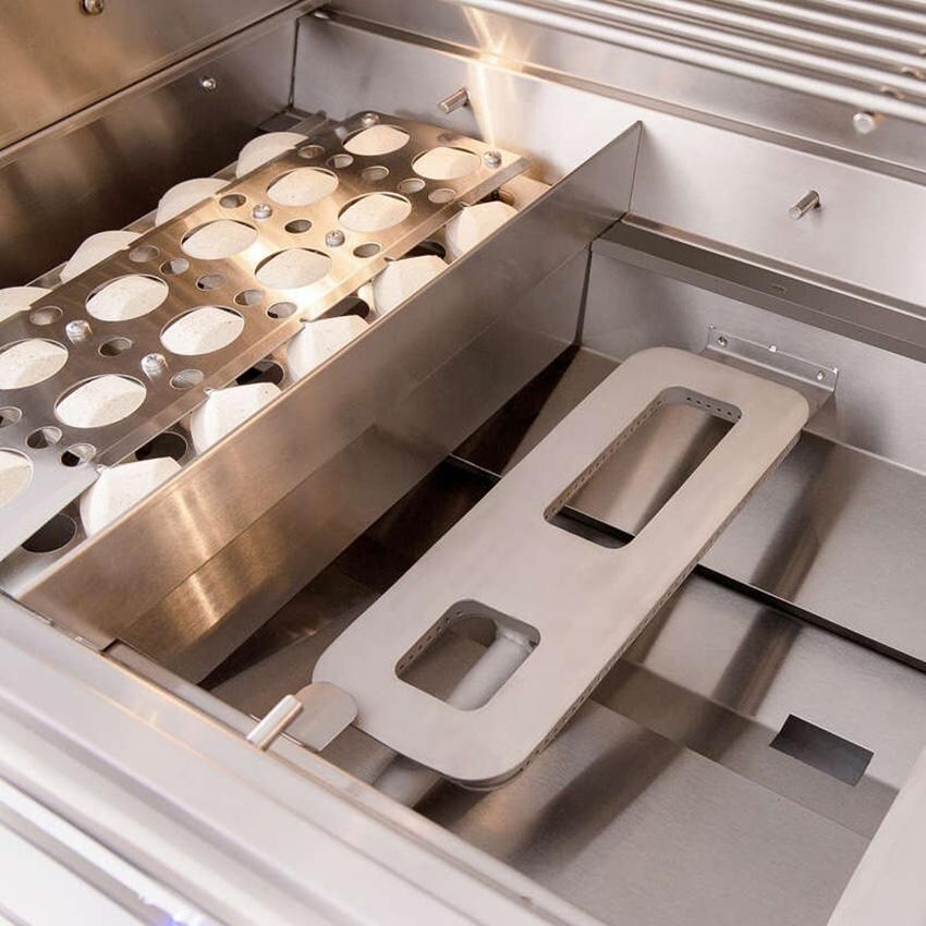 Summerset TRLD44-LP 44 Inch Propane Grill - Burner and Briquette Tray with Heat Zone Separator thumbnail