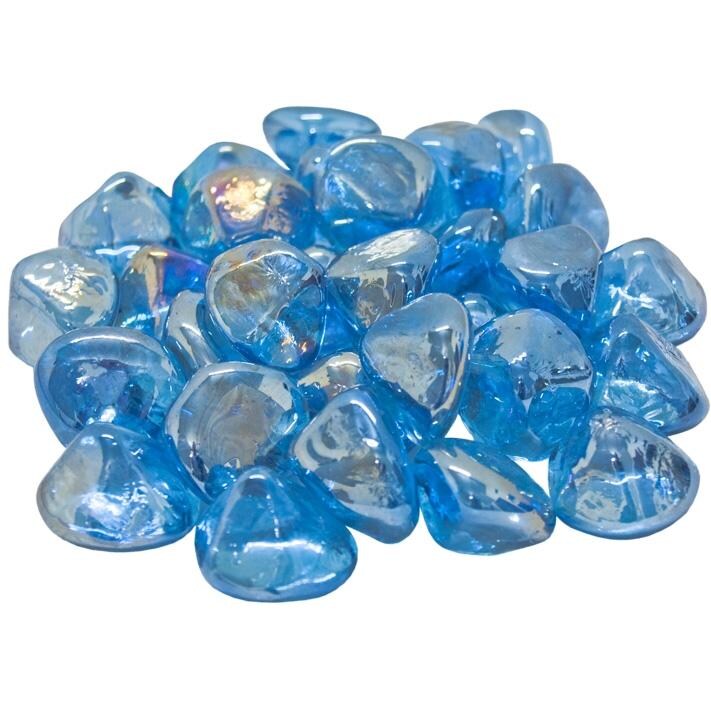Peterson Real Fyre Steel Blue Diamond Nuggets - 40 Lbs