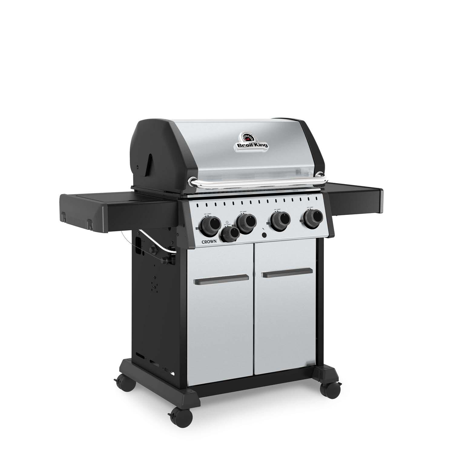 Broil King 865364 24-in Crown Propane Grill - Right Angle - White Background thumbnail