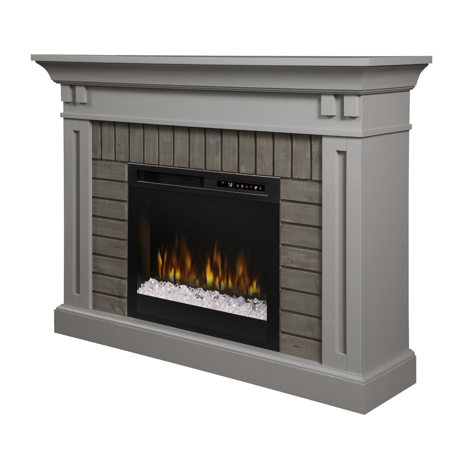 Dimplex Madison 58 Inch Electric Fireplace Mantel Glass Ember Bed Dimplex Madison 58 Inch Electric Fireplace Mantel Glass Ember Bed Stone Gray Gds28g8 1968sg Gas Log Guys