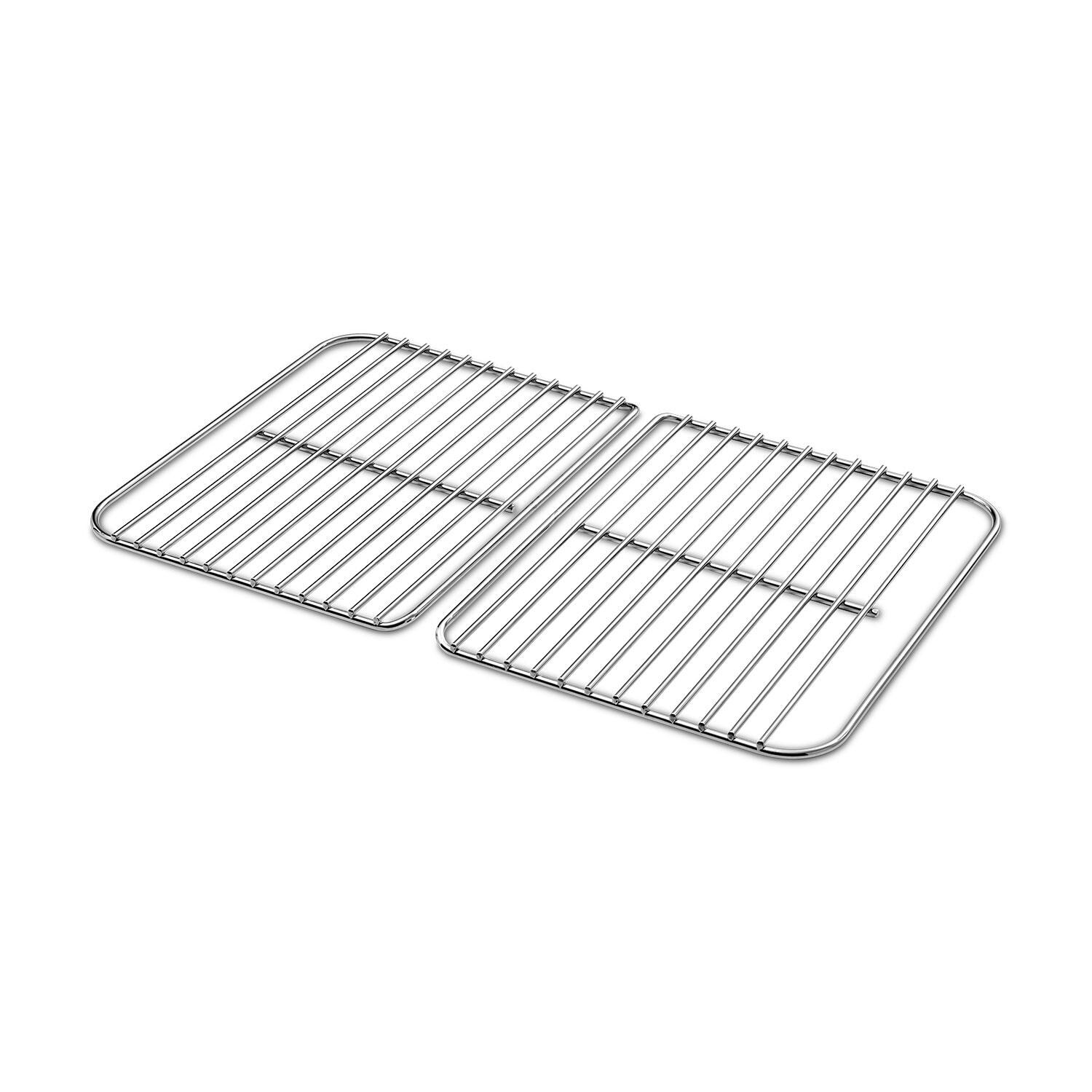 Weber 3400656 Go-Anywhere 2 Pc Cooking Grate for Charcoal Grill - White Background thumbnail