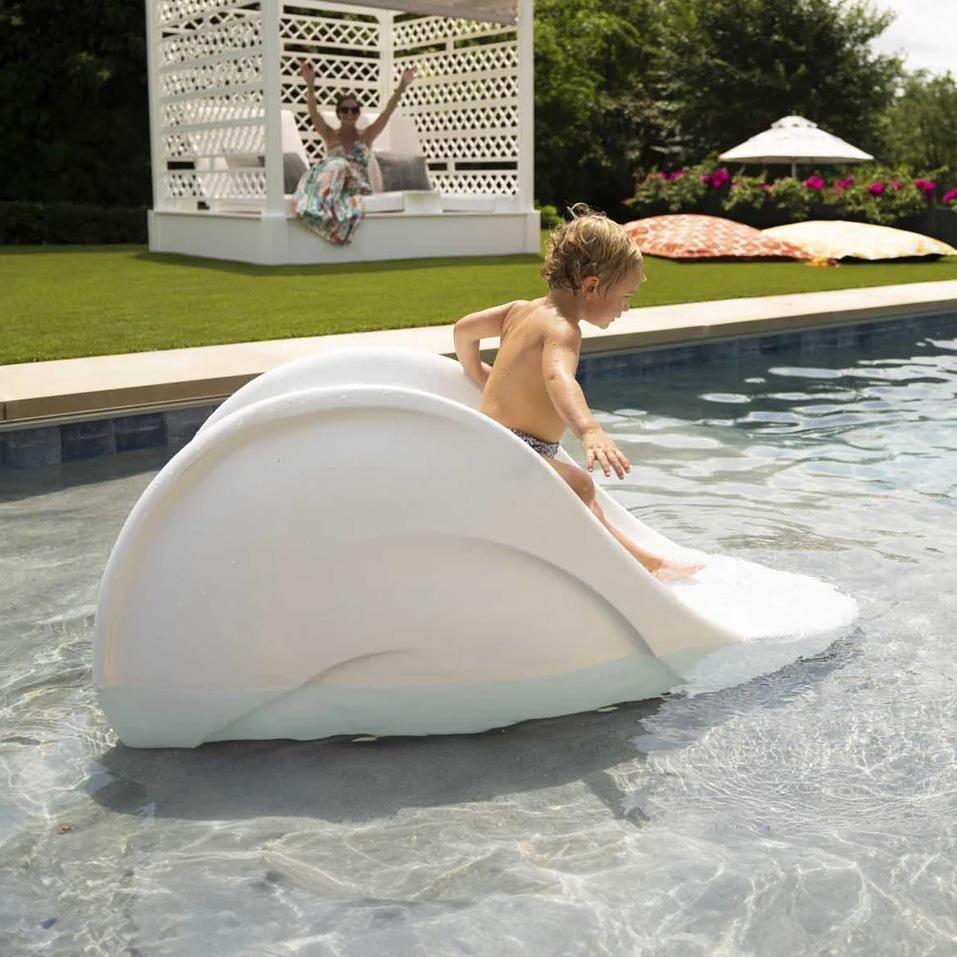 Ledge Lounger Signature In-Pool Slide Cloud BBQGuys