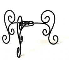 Evergreen Scrolled Table Top Birdbath Stand image
