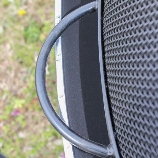 Fire Pit Art Artisan 40-Inch Spark Screen - Handle Detail thumbnail