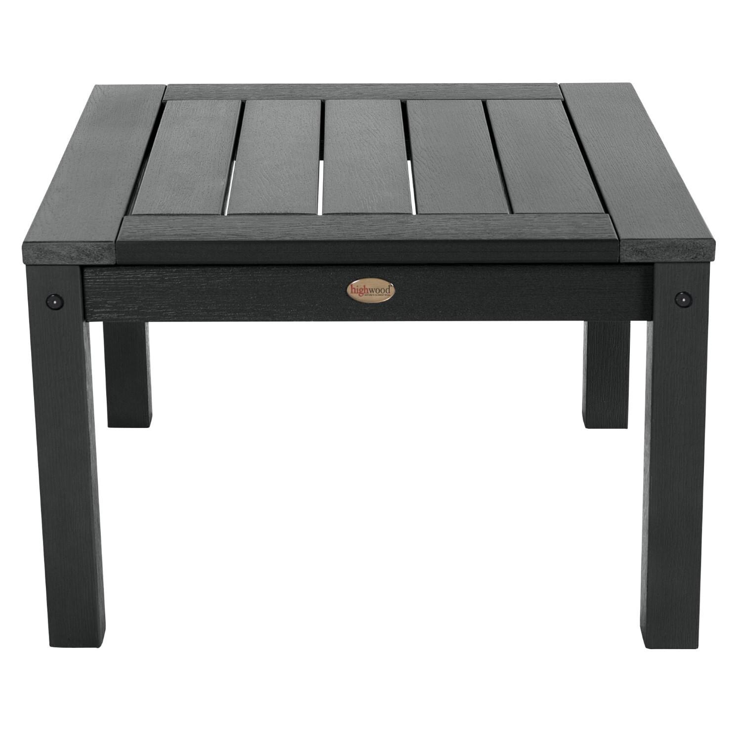 Lakeview Adirondack Side Table - Black - Side thumbnail