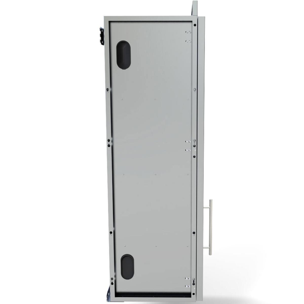 Sunstone SWC18FSDR 18-in Outdoor Kitchen Full Height Right Hinge Wall Cabinet - Cabinet Side - White Background thumbnail