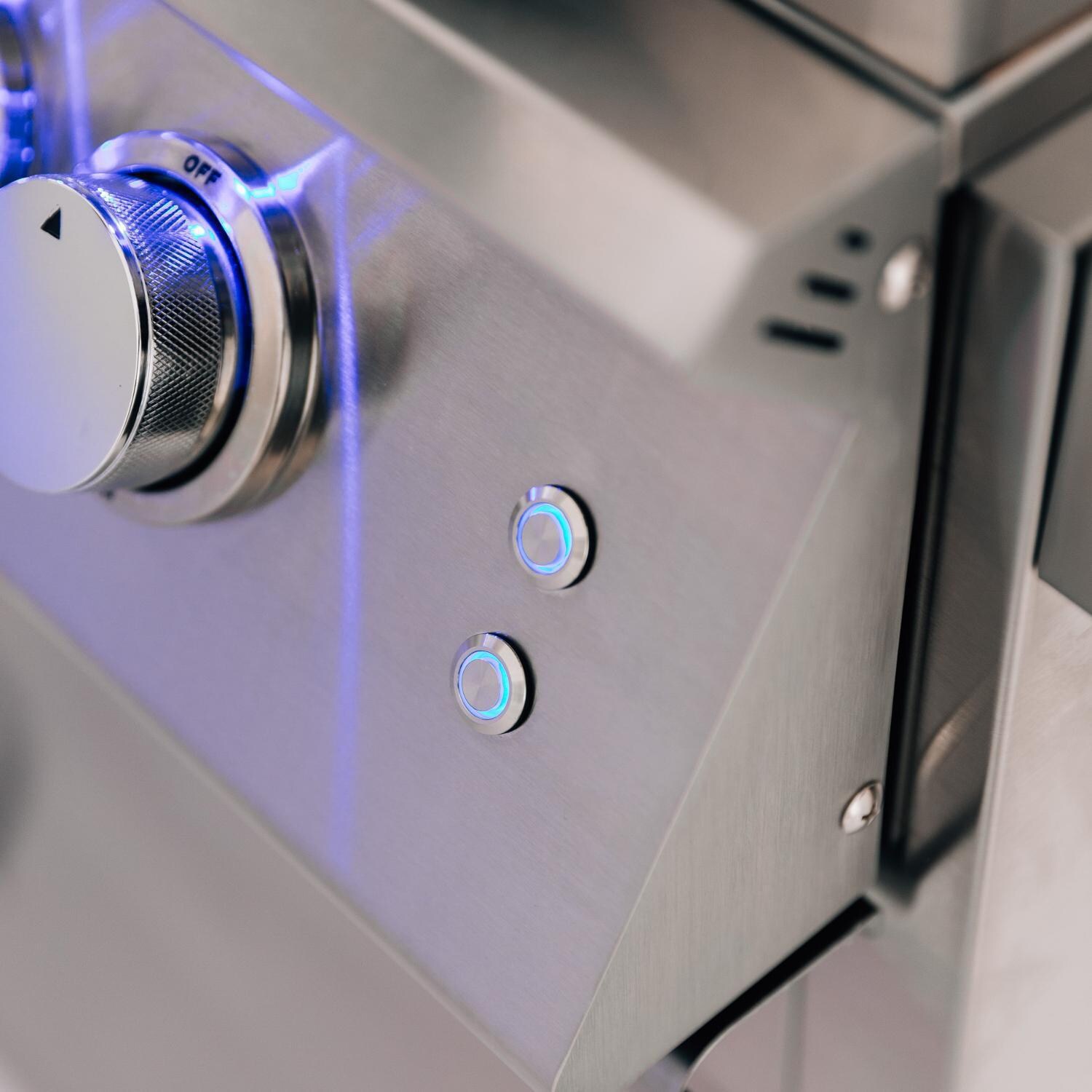 Summerset SIZPRO40-NG Sizzler Pro 40-Inch 5-Burner Natural Gas Grill With Rear Infrared Burner - Exterior Light Switch thumbnail