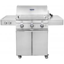 Saber Elite 1500 32-Inch 3-Burner Freestanding Infrared Propane Gas Grill With Side Burner - R50SC1417 image