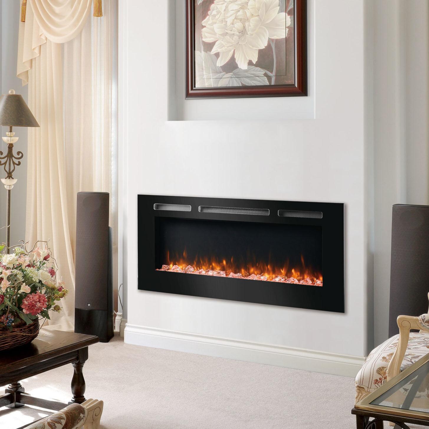 Dynasty DY-BTW48 Harmony Series 48-Inch Built-In Electric Fireplace - Lifestyle thumbnail