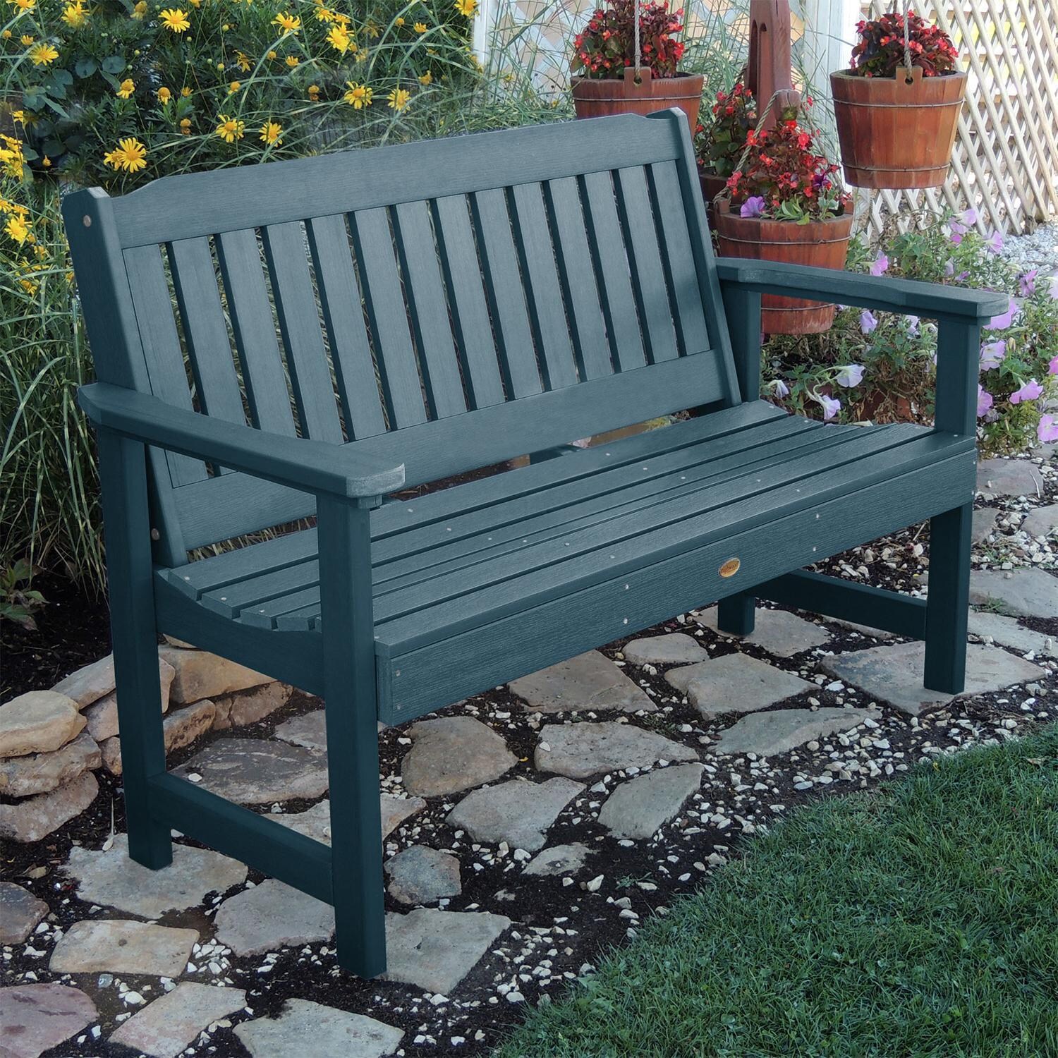 Lakeview Hart Lane Garden Bench - 5ft - Nantucket Blue thumbnail