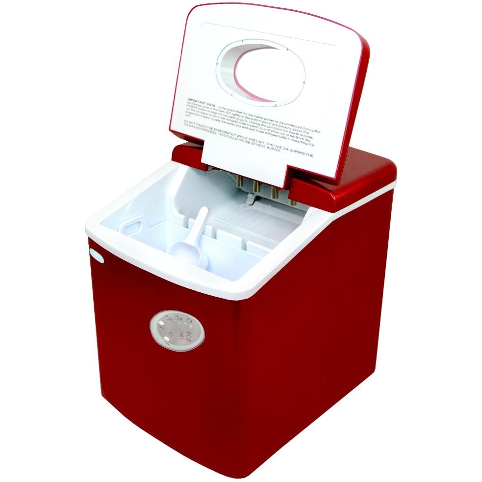 NewAir 28 Lb. Portable Ice Maker Red AI100R BBQGuys