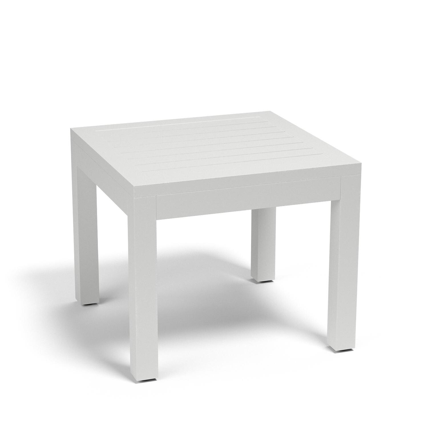 Sunset West - 1101-ET - Naples 21-Inch Square Aluminum Patio End Table thumbnail
