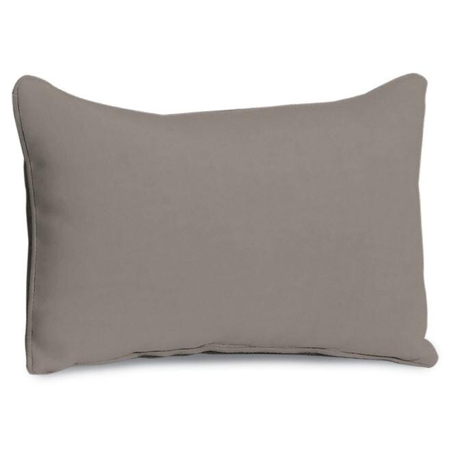 Stone Polyester Outdoor Lumbar Pillow by Oxford Garden thumbnail