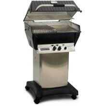 Broilmaster P3-SX Super Premium Propane Gas Grill On Stainless Steel Cart image