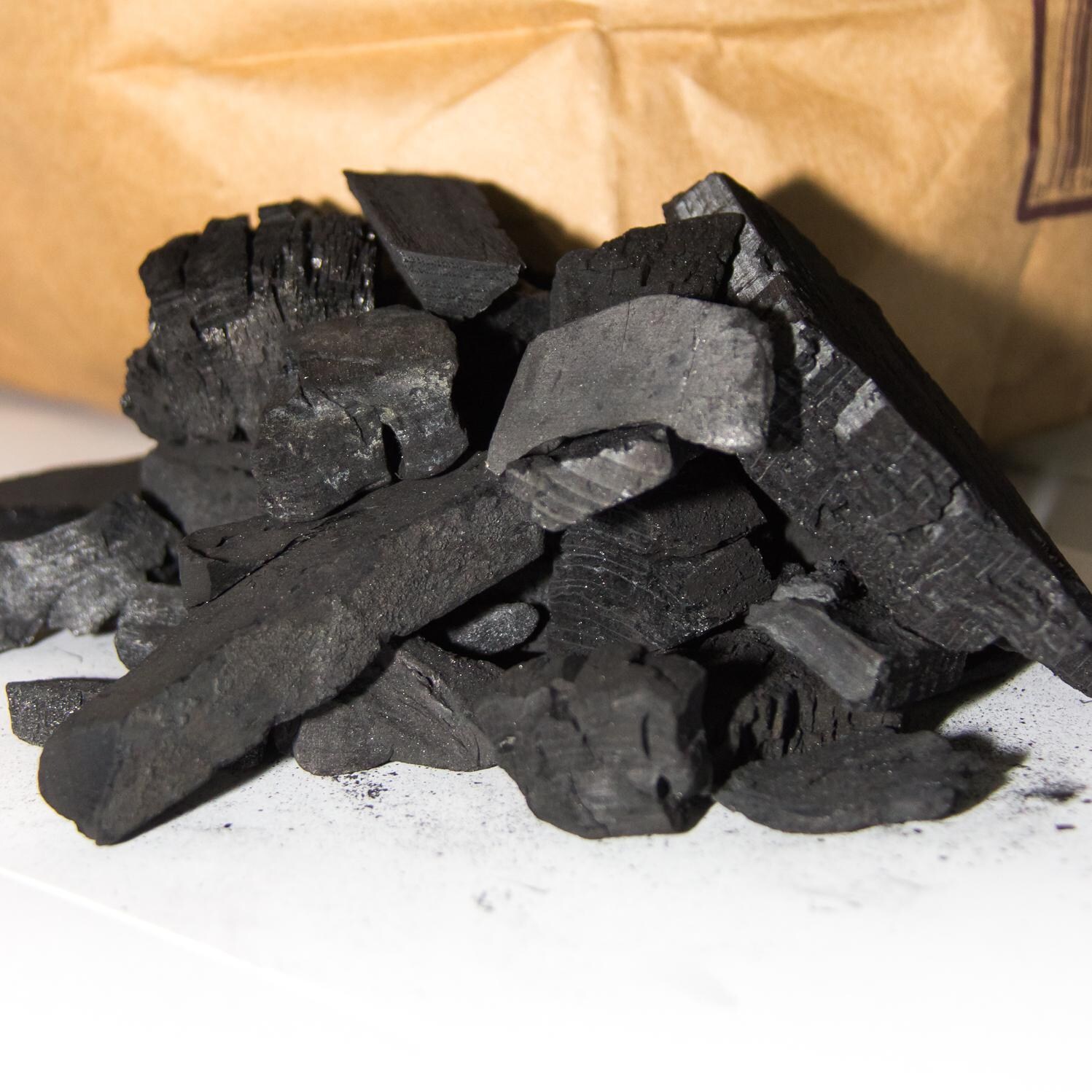 Mali's Gourmet Natural Lump Charcoal - Closeup  thumbnail