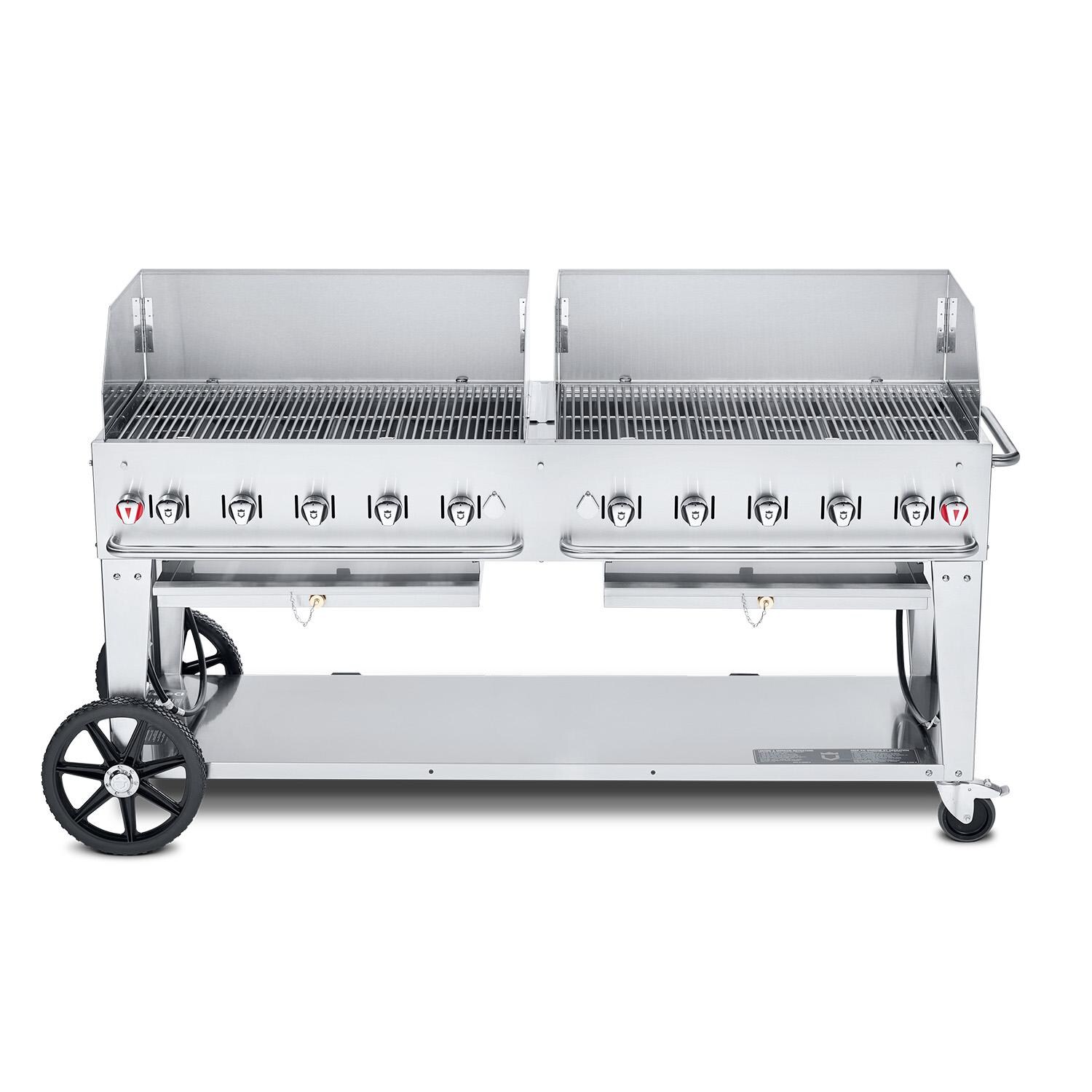 Crown Verity CV-MCB-72WGP-NG 72-Inch Mobile Natural Gas Grill Windguard Package thumbnail