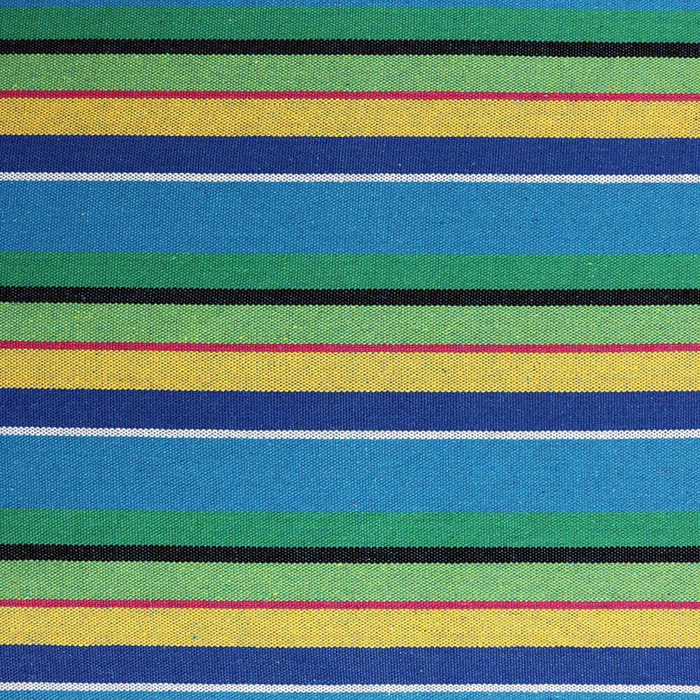 Ultimate Patio Hanging Hammock Chair Swing w/ 2-Point Space-Saving Stand - Ocean Breeze - Fabric Swatch thumbnail