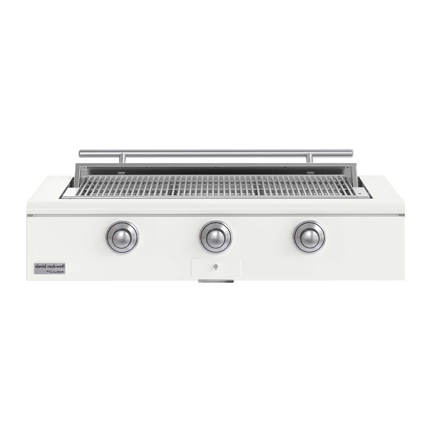 Caliber 48-in Natural Gas Built-In Rockwell Grill - Matte White w/ Stainless Steel Hardware - CRG-48BN00-A-030-H04