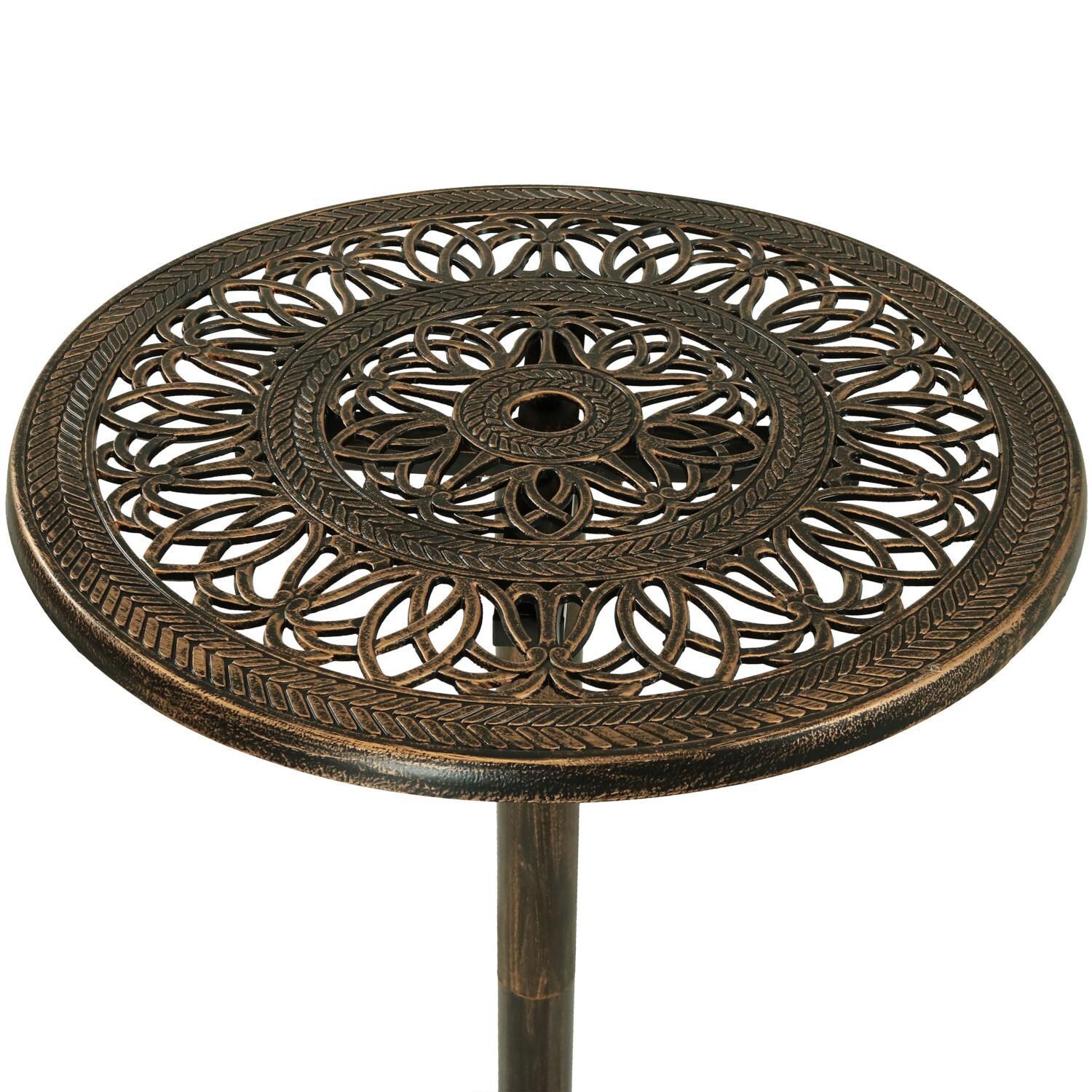 Ultimate Patio 26-Inch Round Bar-Height Cast Iron Table - Table Top thumbnail