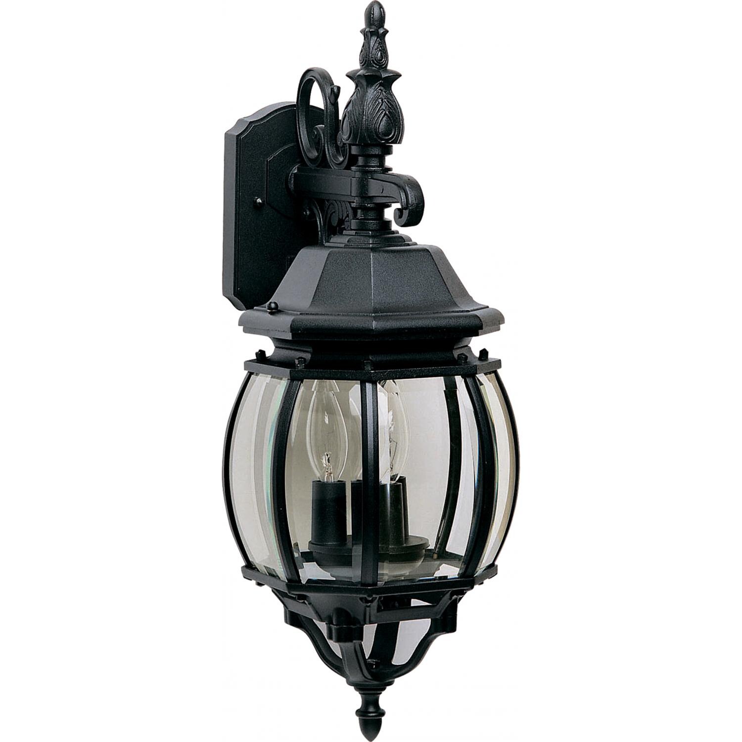 Maxim Crown Hill Three Light 23-Inch Outdoor Wall Light - Black - 1034BK