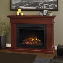 Real Flame 8070E-DE Kennedy Grand 55-Inch Electric Fireplace With Mantel - Dark Espresso image