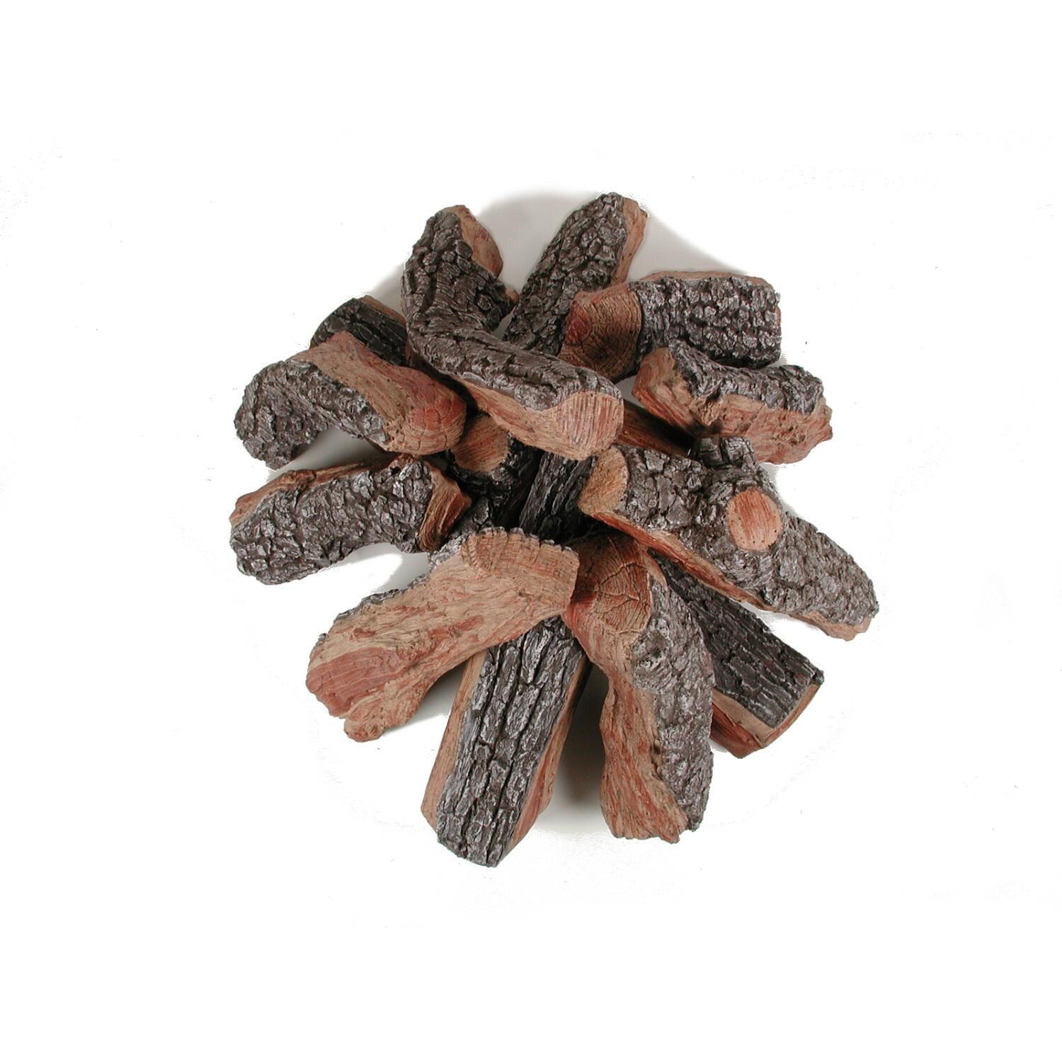 Rasmussen 24-Inch Bark/Split Fire Pit Logs - Top View thumbnail