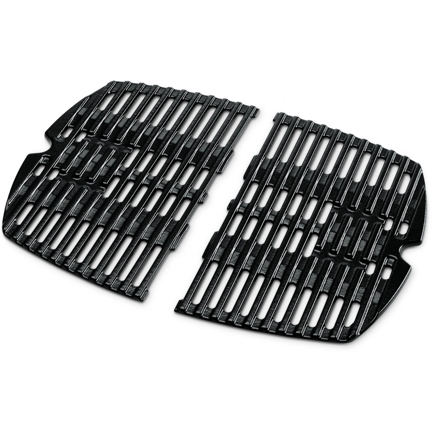 Weber 7644 Porcelain-Enamel Cast-Iron Cooking Grates - Grates Split thumbnail
