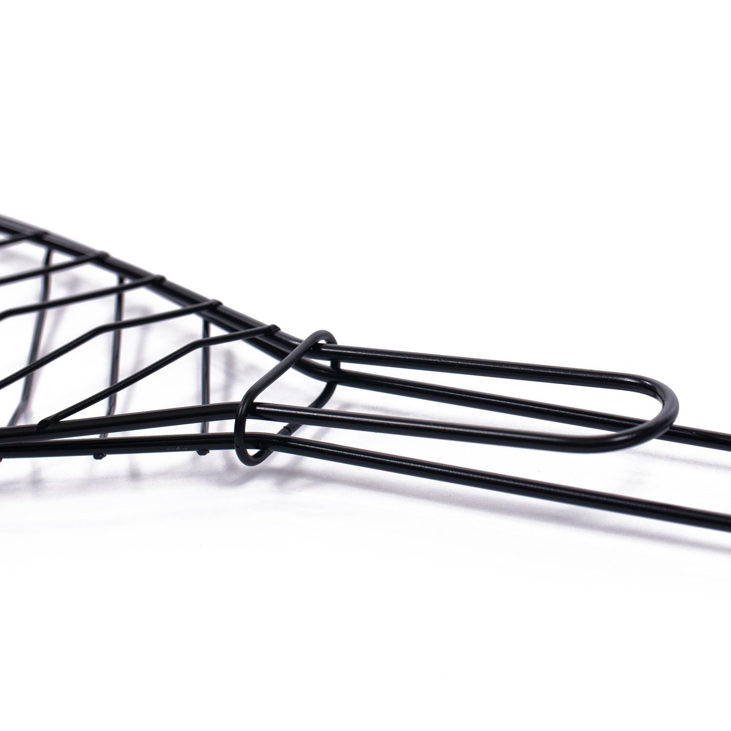 BBQGuys Signature BBQ-FB Non-Stick Fish Grill Basket - Ring Keeps Basket Closed thumbnail